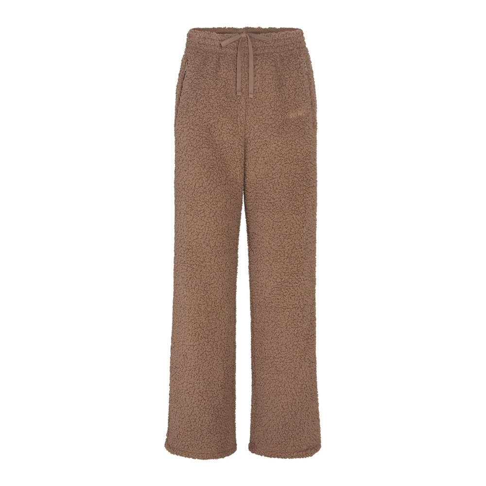 NWT SKIMS Teddy Track Pants, Tigers Eye Size Large